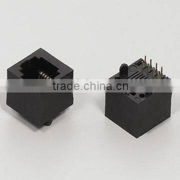 Top Entry RJ45 8p PCB Jack/telephone socket