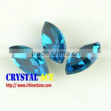 Aquamarine Horse Eye K5 Quality Crystal Fancy Glass Stones,crystal Glass Stone photo-5