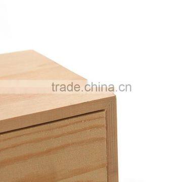 Antique New Design Decorative Handmade Unfinished Small Timber Crate for Plant photo-2