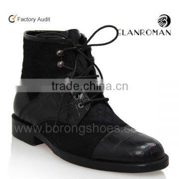 High quality fashion leather boots real man