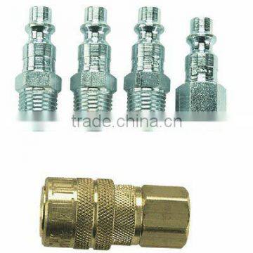 Milton M-Style Air Coupler and Plug Set - 1/4in. NPT, 5-Pcs