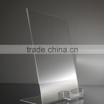 Clear Acrylic display sign holder with business card holder wholesale lot