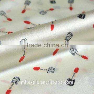 140cm Strech Silk Satin Printed Fabric for Dress photo-2