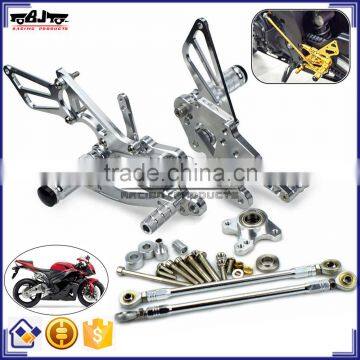 ARS-CBR600-03 Aftermarket Aluminum Front Rider Racing Motorcycle Rear Set For Honda CBR600RR 2003-2006