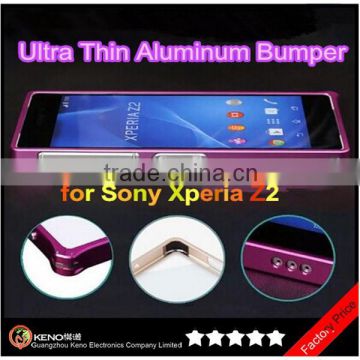 Ultra-thin Space Grade Aluminum Alloy Light Slim Protective Bumper Case for Sony Xperia Z2 L50W