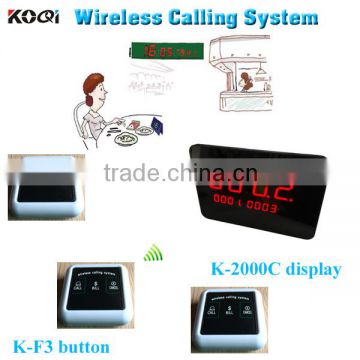 Wireless Restaurant Table Bell System Guest Buzzer Bell Service For Restaurtant Waterproof Button, Waiter Caller