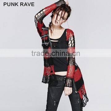 Punk Rave Sexy Gothic Knit Sweater Designs For Girls