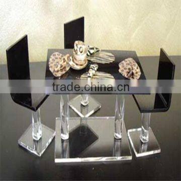 Tri Leg Acrylic Table / Acrylic Coffee Table / Acrylic Consoloe Table / Acrylic Display Table photo-6