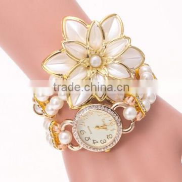 Pearl Flower Lady Watches for women