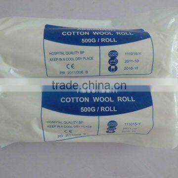 absorbent cotton wool roll