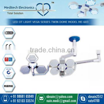 Surgical LED OT Light/Lamp with 100 - 180 mm Spot Diameter