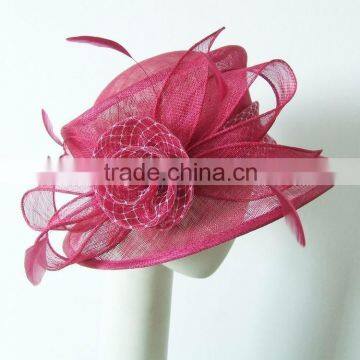 Gorgeous woman church hat/sinamay hat/party hat                        
                                                Quality Choice