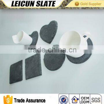 Chinese Cheap Popular Black Slate Plate and Modern Tableware for Hotel