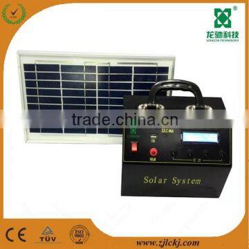 6w 12v portable solar lighting power system