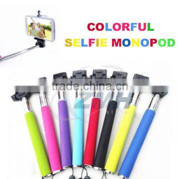 Colorful Smartphone Monopod Selfie Stick,Handheld Monopod for Mobile Phone & Camera