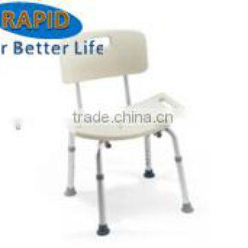 Economical with backrest bath safety shower chair