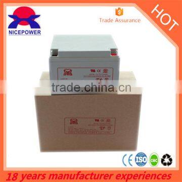 DEEP CYCLE GEL 12V 24AH solar battery 24v 36v 10-12 Years Lifetime