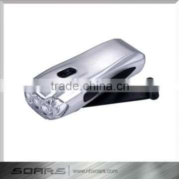 Portable LED Hand Crank Dynamo Light