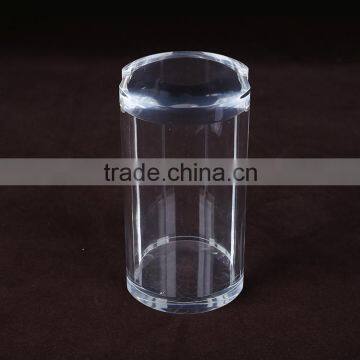 high quality customized clear acrylic round box with lid                        
                                                                                Supplier's Choice