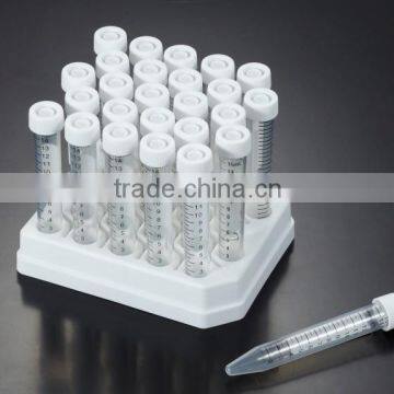 Laboratory Centrifuge Tubes Packed in Plastic Rack with DNase RNase Free