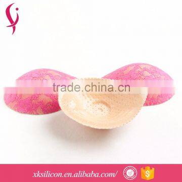 OEM Customized Strapless Adhesive Hot Sexy Girl Red Lace Cloth Bra