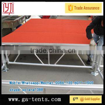 movable stage with stage platform