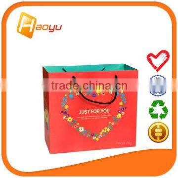 Christmas custom design paper bag for packaging