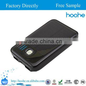 solar mobile phone charger power bank 5000mah
