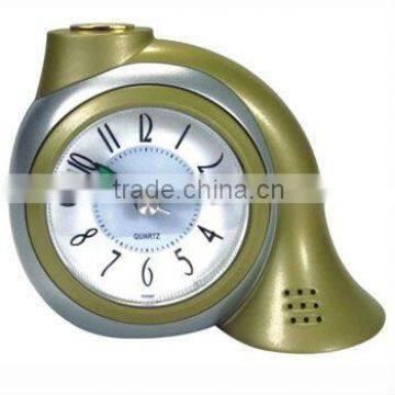 analog sweep alarm desk clock