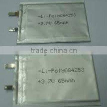 3.7V Li-polymer battery for bluetooth/MP3 402030