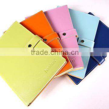 A5 leather daily planner diary notebook