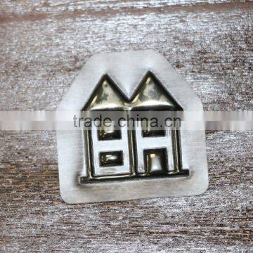 3D custom shape lead free acrylic branding iron on printing patch