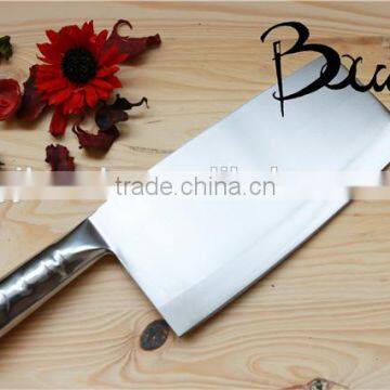 High quality full tang stainless steel chopping knife/ chef knife BD-K6663