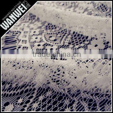 Fashion design french 100% nylon lace fabric manufacturer for wedding dress 7023