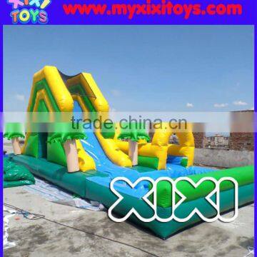 2016 NEW Inflatable water slide with slip lane pool