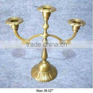 Menorah Candelabra 3 Candle, Wedding Candelabra, Candle Holder, Candelabra