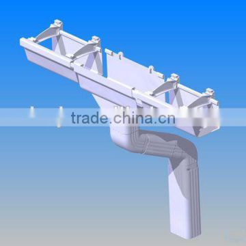 Low Price Factory OEM Color PVC Rain Gutter