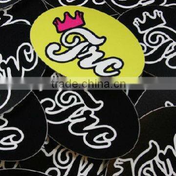 waterproof oval bumper decal with uv printing