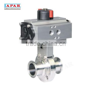 LAPAR Pneumatic Sanitary Butterfly Valve