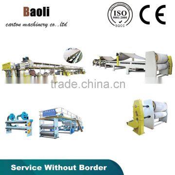 3 layer 5 layer 7 layer corrugated cardboard paperboard paper production line making machine