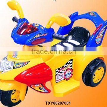 Kids Ride on 6V Motor tricycle Car Walker with Music and Light