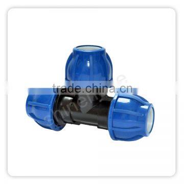 PP Compression Fittings Reducing Tees