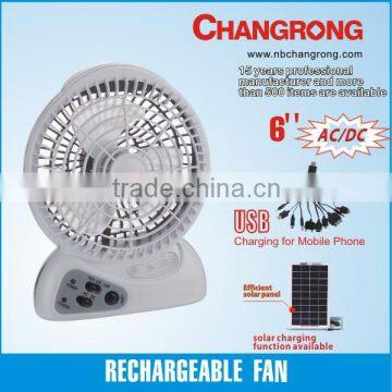 MINI RECHARGEABLE EMERGENCY TABLE FAN WITH USB