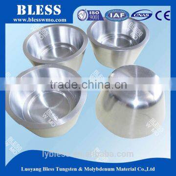 high purity sintering tungsten crucible for melting