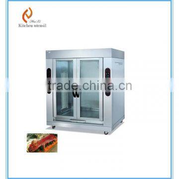 Vertical stainless steel electric roasting containers