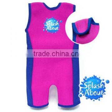 High Quality swimwear vendor one piece 2.5mm	Colored NEOPRENE UPF50+ taiwan 1-6y Splash About combie