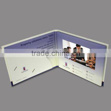 promotional gadgets pcmcia graphics card lcd video player brochure