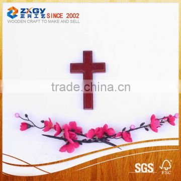 Natural fashion small wooden crosses for Catholicism