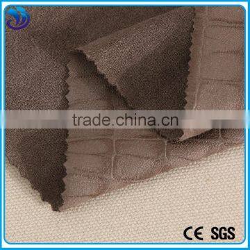 Weft Knitted Fashionable Bronzing Suede for Garment Dress photo-4