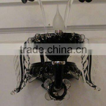 Modern Black Etched Glass Wall Lamp /Wall Sconces